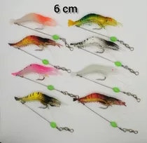 Señuelos De Pesca Camarón Fluorescentes.