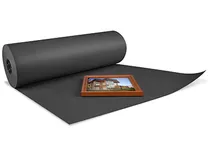 Rollo De Papel Kraft Negro De 60 Cm X 219 Mts Para Cuadros