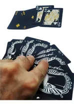 Baralho Preto Caveira Black Skull Plastico Truco Poker Ll 