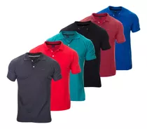 Kit 04 Camisas Camisetas Revenda Gola Polo Masculina Atacado