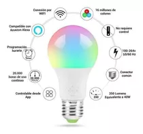 Ampolleta Led Smart Bright A60 10w E-27 Megabright Color De La Luz Rgb