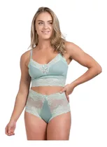 Kit C/ 2 Conjuntos Lingerie Sem Bojo Confortável C/ Elástico