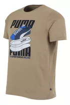 Remera Puma Graphics Seneaker Marron Solo Deportes