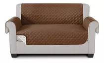 Funda Cobertor Protector Sofá Sillón 2 Cuerpos Café