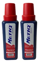 Tinta P/cartaz Da Metiq Alcolor 500ml | 2 Vermelhas