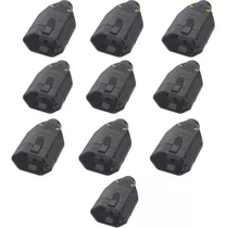 Kit 10 Plug Tomada Fêmea 2p + T 20a Preto C Trava Fame 2147