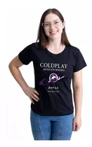 Baby Look Coldplay T Shirt Feminina Camiseta 
