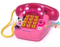 Brinquedo Telefone  Infantil Minnie Musical Foninho Elka