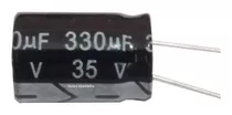 Capacitor Eletrolitico 330uf 35v 105º Ketuo - 10 Peças 