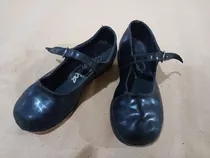 Zapatos De Charol Negro Poco Uso Nro 23