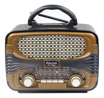 Reproductor Radio Retro Vintage Bluetooth Fm/am Usb/ E-shop