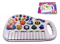 Piano Teclado Musical Bichos Infantil Sons Eletrônico