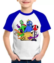 Camiseta Rainbow Friends Blue Turma Roblox Bonecos Na Caixa#