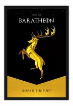 Quadro 64x94cm Casa Baratheon - Game Of Thrones - Séries