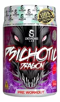 Suplemento Em Pó Demons Lab  Psichotic Dragon Creatina Psichotic Dragon Sabor  Fruit Punch Em Pote De 300g