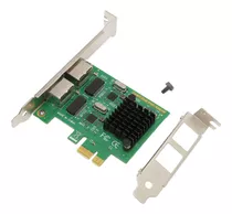 Placa De Rede Pci E Nic, Porta Rj45 De 2 Vias Para Chipset R