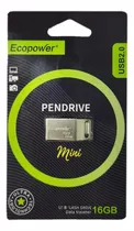 Pendrive  16gb Mini Fit Metal Usb 2.0