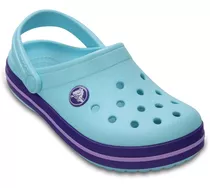 Crocs Crocband Ice Blue Celeste Violeta Niñas Niños