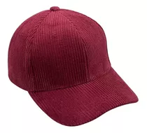 Gorra De Corderoy Estructura Visera Curva Regulable Hebilla