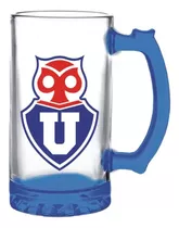 Vaso Cervecero Schopero U De Chile 500 Ml Color Azul Variación Tamaño Único