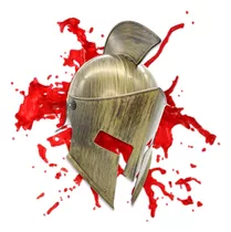 Casco Romano Bronce Plástic Spartano Gladiador 300 Halloween