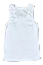  6pza Camiseta Interior Para Niño Diseño Olimpica Blancas