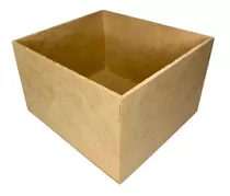 10 Cajas Sin Tapa 11cm X 11cm X 7cm De Madera Mdf