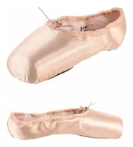 Zapatilla Ballet Punta De Yeso Con Puntera Baile Dama