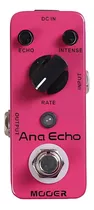 Mooer Ana Echo Pedal De Delay Color Rojo