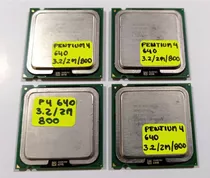 Procesador Lga 775 Intel Pentium 4 - 640 / 3.2 2mb Bus 800