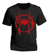 Remeras Spiderman Hombre Araña Miles Morales Simbolo 2 Comic