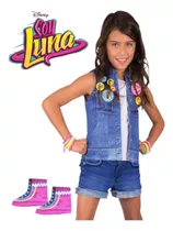 Disfraz Soy Luna Original Disney  Cubre Botas  4-6 Años Dz05