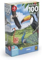 Puzzle 100 Peças Aves