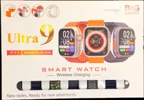 Combo 7 En 1  Reloj Smartwatch Cargador Inalambrico Accesori