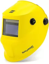 Careta Máscara Fotosensible Esab Savage A40 Amarilla Mig Tig