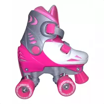 Patines Artisticos Botas Extensibles Rosa Fit Rollers En3x