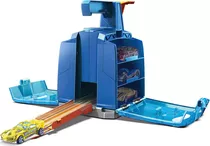 Lançador E Pista De Percurso Hot Wheels Track Builder-mattel Cor Azul