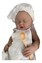 Bebê Reborn Grande Silicone Sólido Sem Emenda Menina Banho