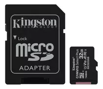 Tarjeta De Memoria 32gb Kingston Sdcs2  Canvas Select Plus Con Adaptador Sd