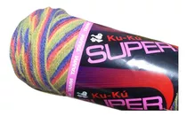 Estambre Ku-ku Super Tubo De 200 Gramos Color Matizado Feria