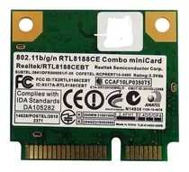 Mini Placa Rede Pci Wireless Rtk-rtl8188ce  Ralink Notebook