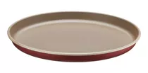 Asadera Pizza Tramontina Teflon Roja 30 Cm Pizzera