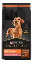 Alimento Pro Plan Optiderma Sensitive Skin Adult Para Perro Adulto De Raza Pequeña Sabor Salmón Y Arroz En Bolsa De 3kg