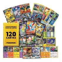 Lote 120 Cartas Al Azar Pokemon Tcg