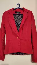 Blazer Vestir Fucsia Estancias Chiripa  T 1 (40) Impecable