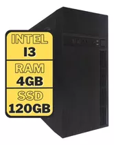 Cpu Computador Mini Atx Pc Intel Core I3 Ssd 120gb 4gb Nf