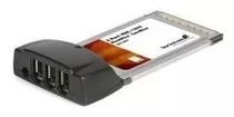 3 Puertos Firewire Con Una Tarjeta Pcmcia Cardbus Laptops