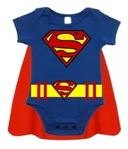 Body Disfraz Para Bebe De Superheroes (incluyen Capa)