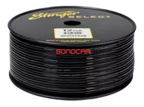 Cable De Subwoofer 12ga Stinger Select Negro X Metro Sonocar