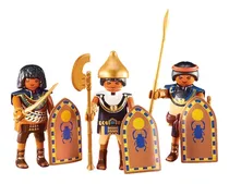 Playmobil 6488 Três Soldados Egípcios Prod. Europ.